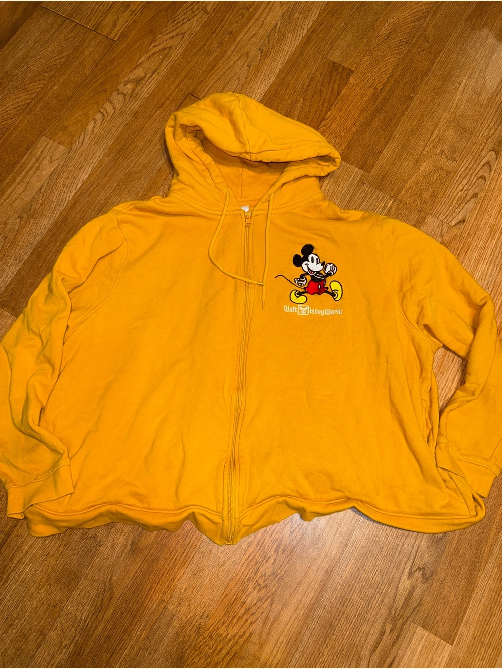 Disney Walt Disney world purple zip up hoodie